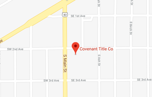 Map showing Covenant Title Co